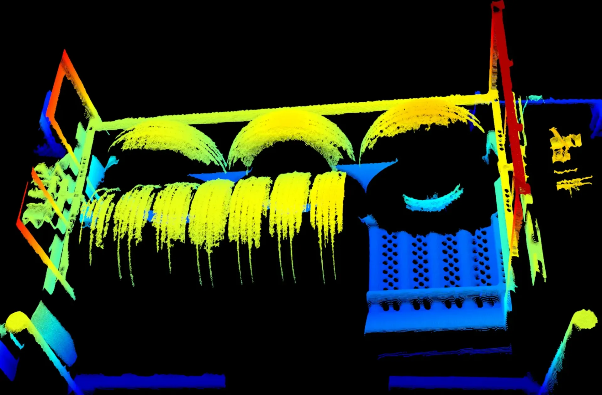 Automatizovaná detekce vadně umístěných pneumatik během procesu paletizace