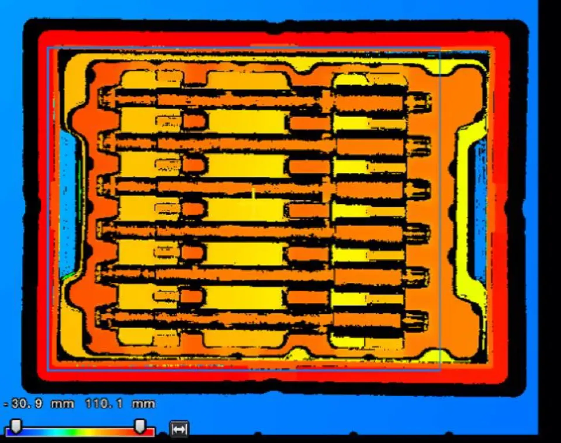 Robotické odebírání dílů z blistru