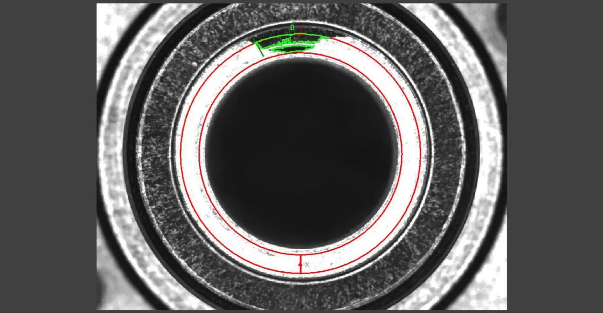 Kontrola kvality mosazného kroužku