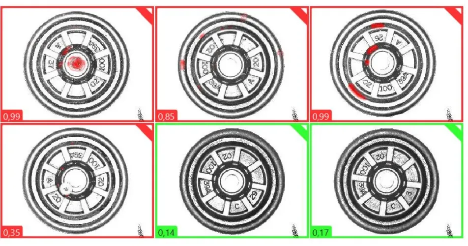 Kontrola povrchových vad na pryžovém těsnění