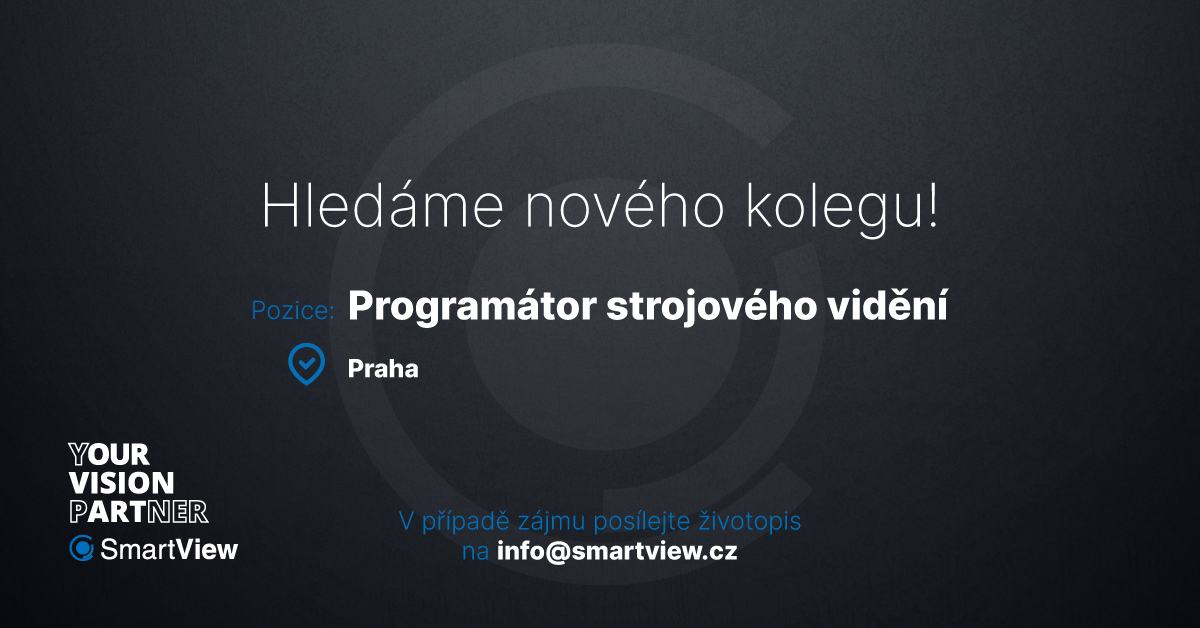 Programátor systémů strojového vidění